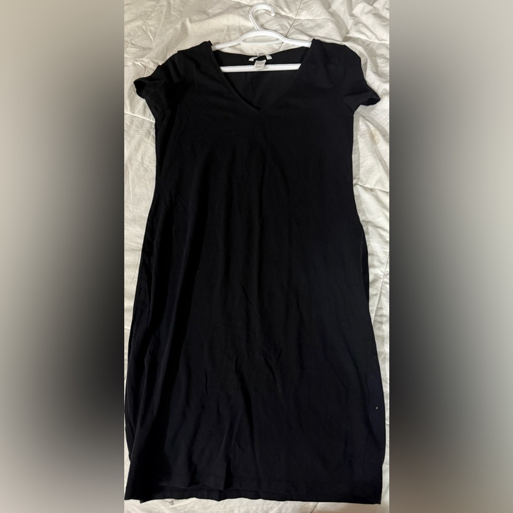 H&M basics black body con dress